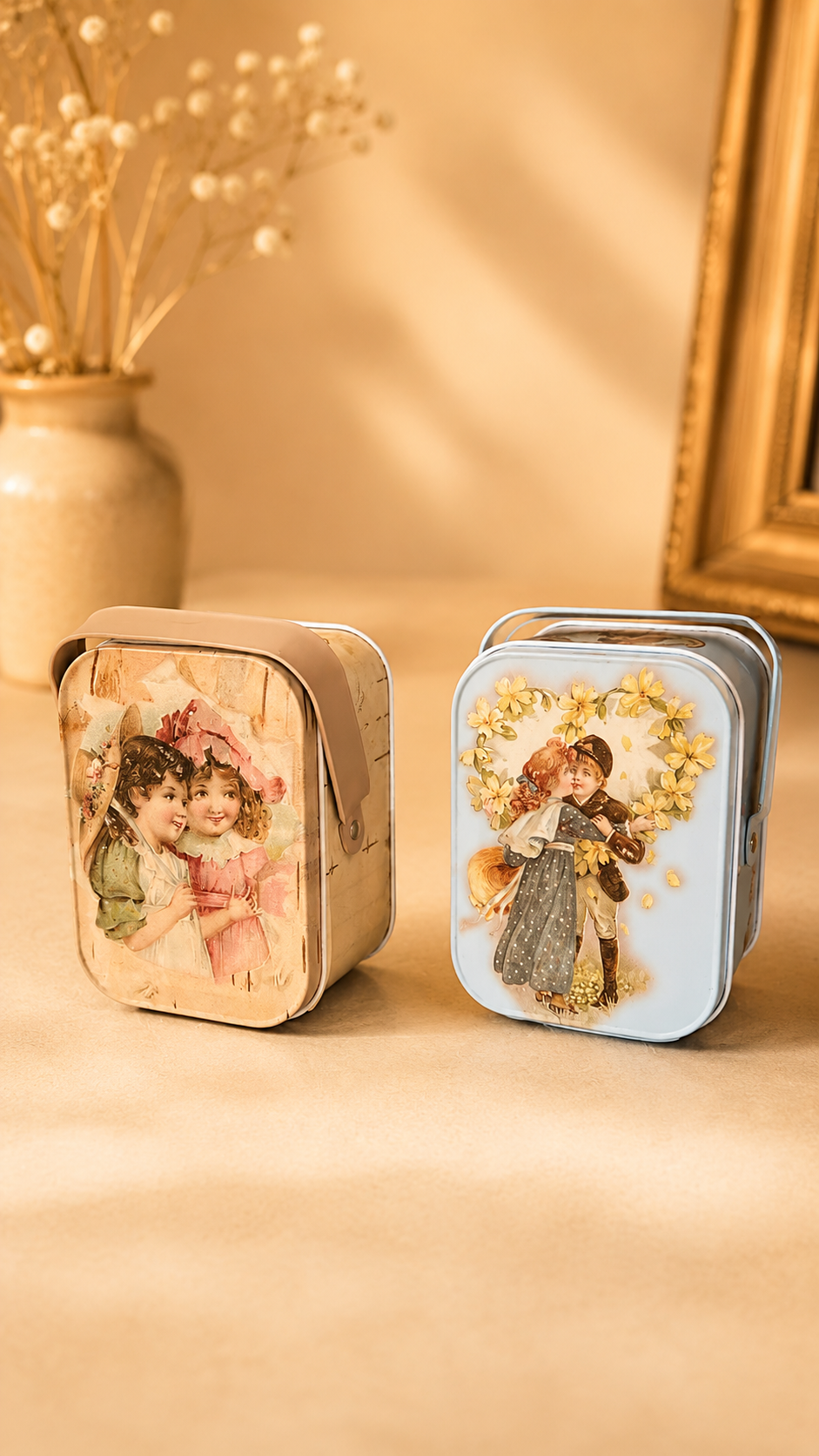 Scatoline Vintage in
Latta Decorata