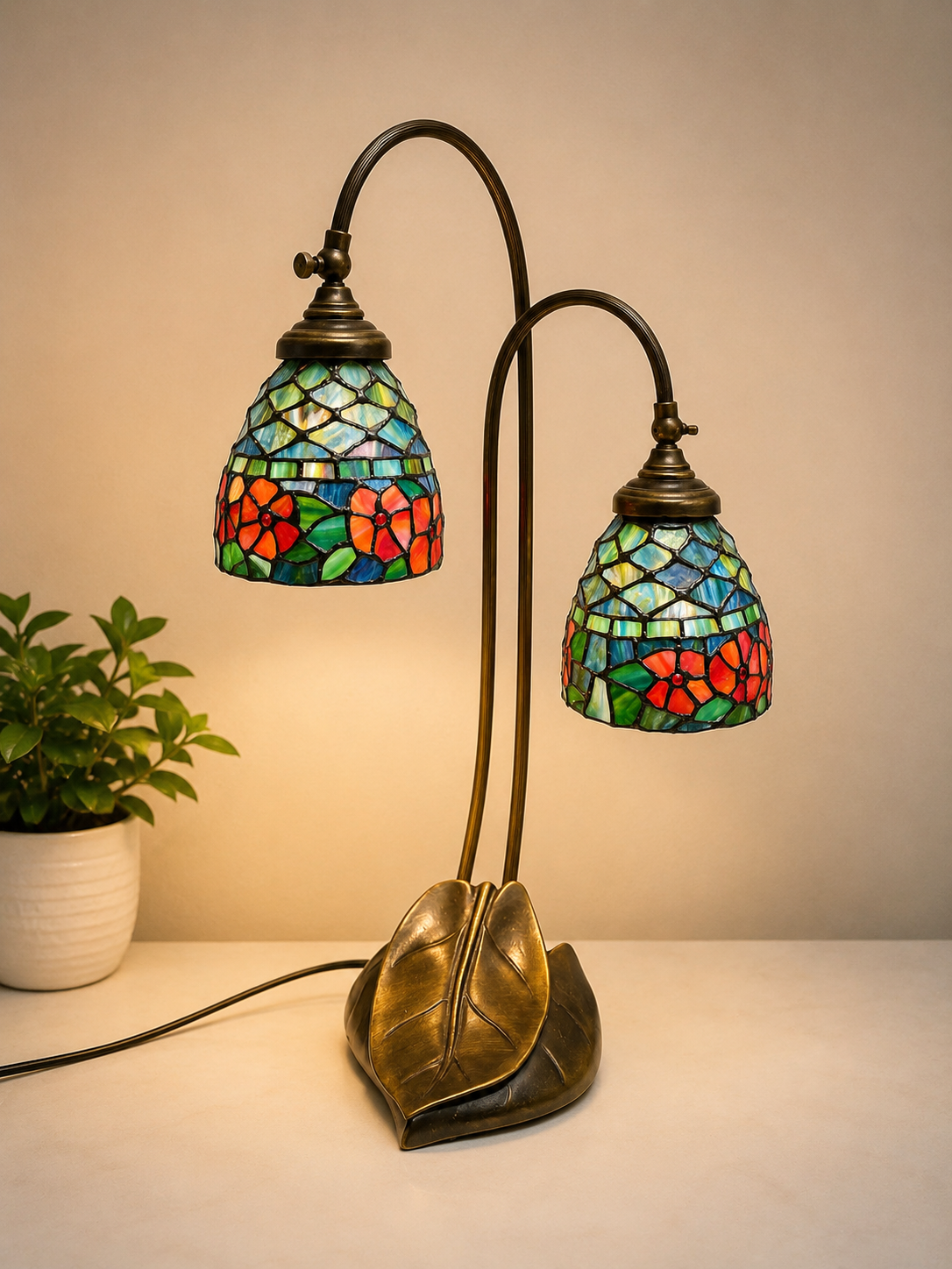 Lampada doppia stile
Tiffany vintage