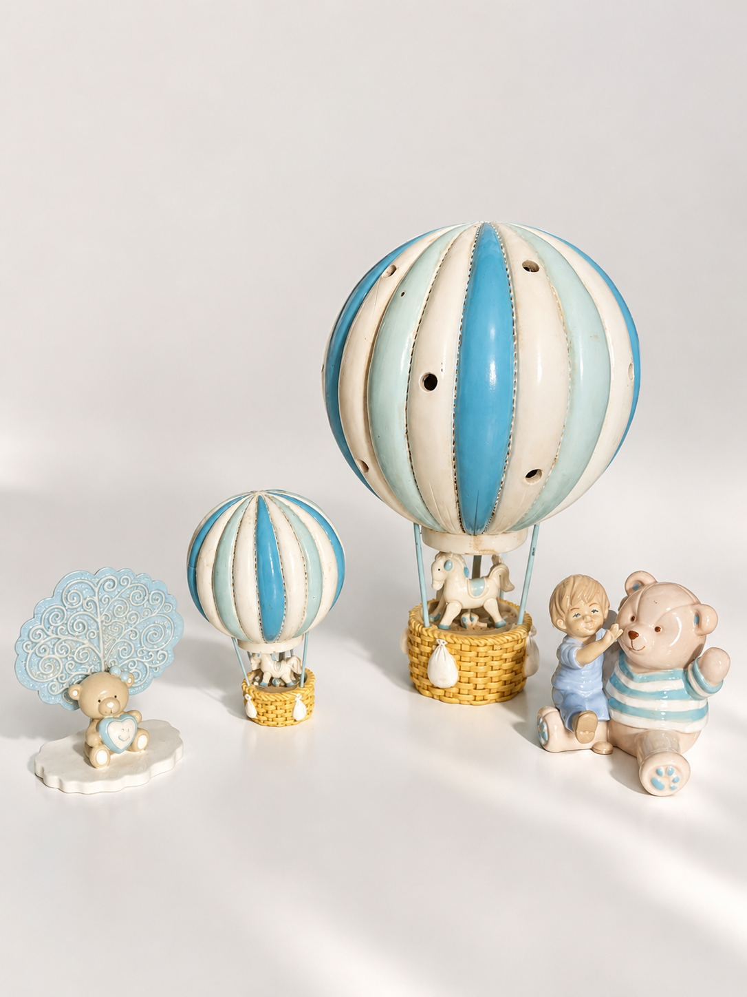 Set decorazioni nursery azzurro - stile delicato ed
elegante-