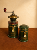 Set Vintage Caffè &
Zucchero con
Macinacaffè