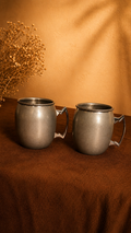 Set 2 Mug in
Acciaio Satinato